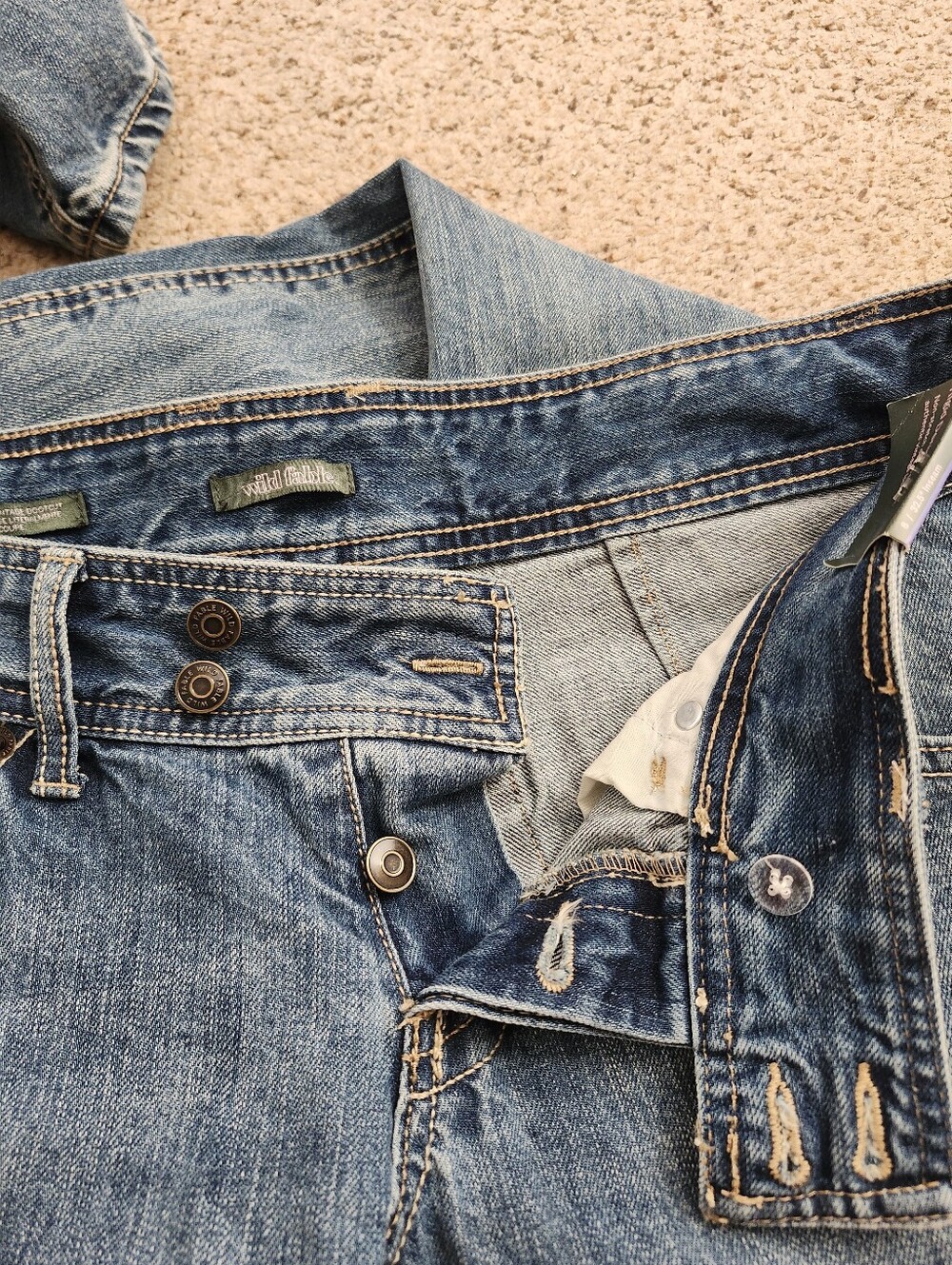 Low Rise Boot Cut Jeans - Picture 3 of 11